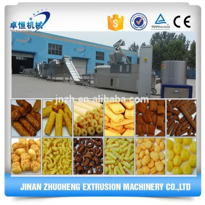 corn flour snack food extruder machine