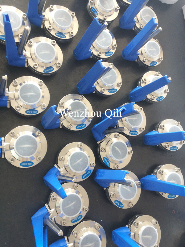 Clamped Weld Threaded Butterfly Valve