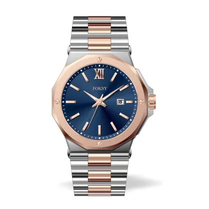 New Foksy Stainless steel Couple Watch 2018