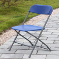 Silla plegable azul PP