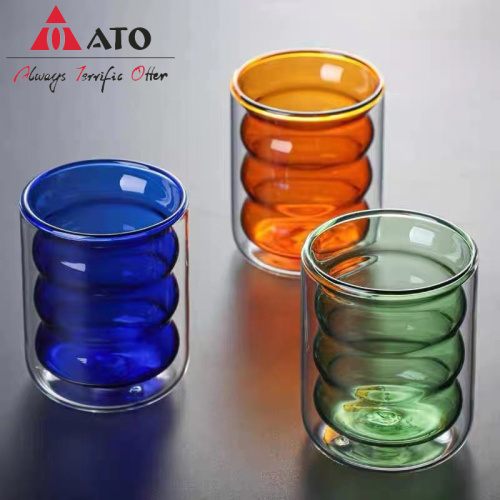 200ML Double Wall Glass Cup Coffee Cup