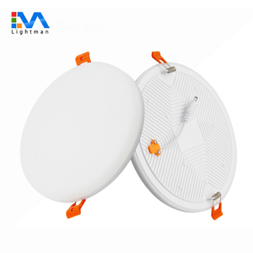 24W Round Square Frameless LED Panel Downlight
