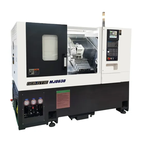High Precision Turning Center with Hydraulic Chuck, Turret, and Slant Bed CNC Lathe Machine