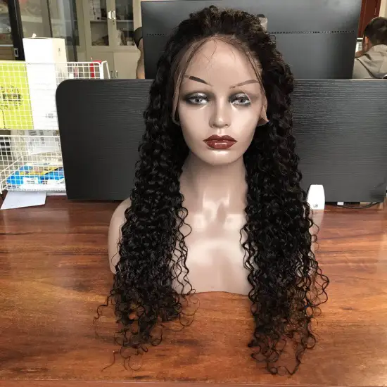 Bianfa 13*4 Jerry Curl Human Lace Wig, Curly Human Wig Brazilian,Lace Wig 100% Human Hair Wigs Pre Plucked For Black Women
