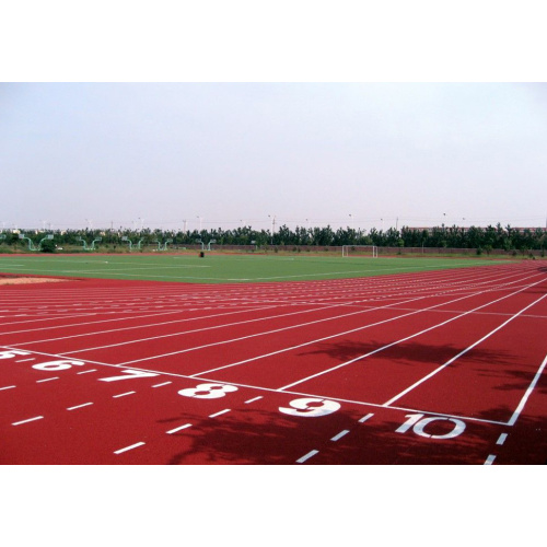 Pista de pegamento adhesiva de poliuretano aprobada por la IAAF Canchas de superficie deportiva Pista deportiva para correr