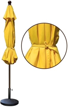 half round patio umbrella