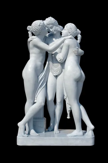 Life Size Religious the Graces Goddess Marble Statues