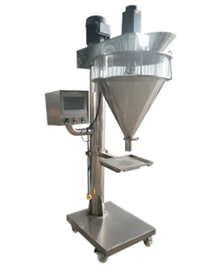 Factory Direct Simple Operation PLC Color Touch Screen Powder Filling Machine with Gravity Filling Technology