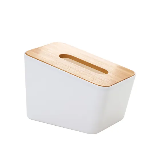 High-Quality Tissue Box with Bamboo Lid: Perfect for Every Room in Your Home