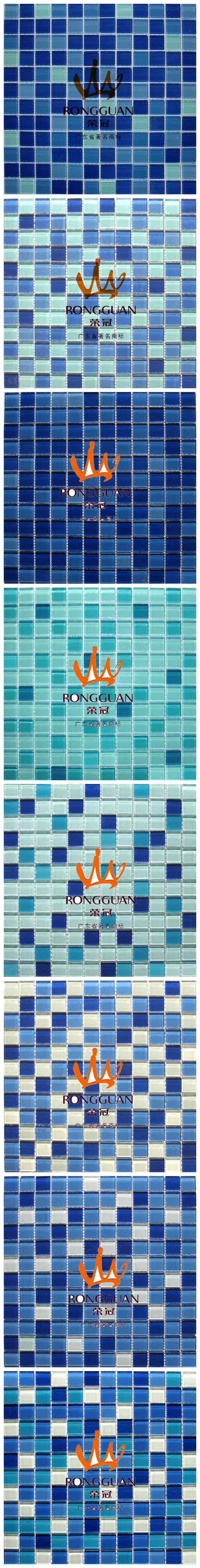 Crystal Glass Mosaic Tile for Swimming Pool