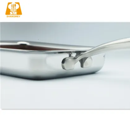 No Oil Outdoor Squar Nonstick Frying Pan