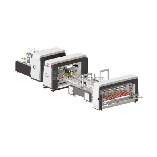 High Speed Automatic Folding Carton Box Gluing Machine - ZHENHUA-DZ