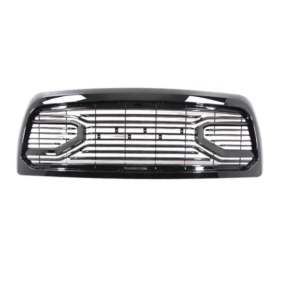 Shiny Black Front Bumper Grille for Dodge Ram 2500/3500 (2010-2019)