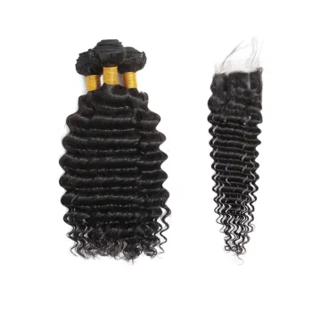 Wholesale Brazilian Virgin Hair ,Deep Wave Weave Hair,Virgin Hair 9A