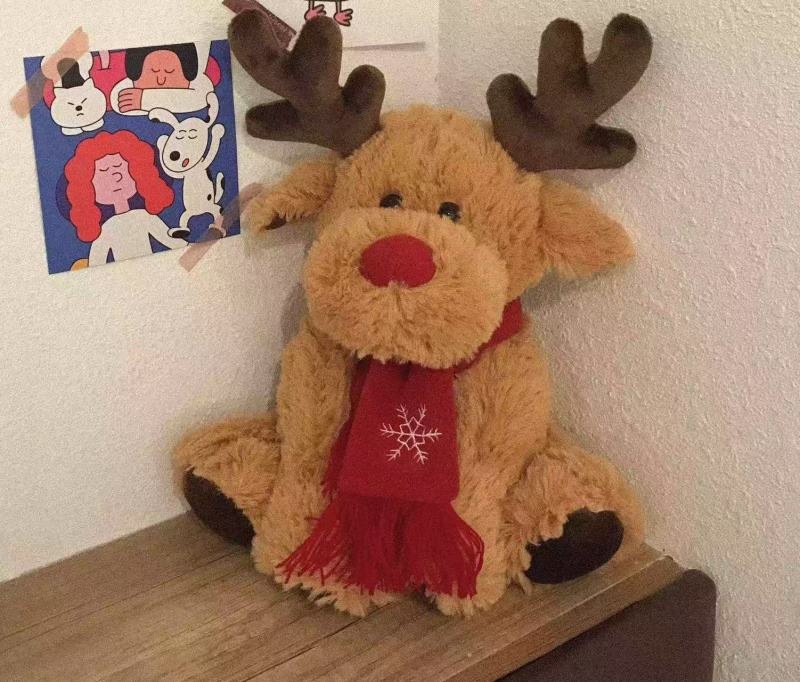 CSCC2025 New Furry Deer Baby Christmas Doll
