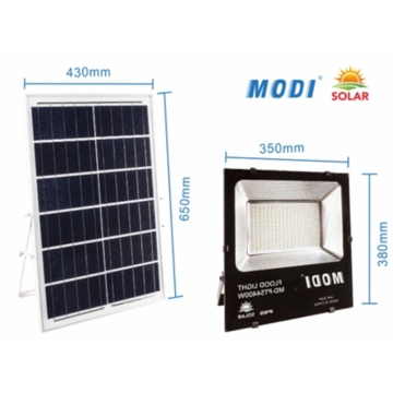 High efficiency LED solar flood light