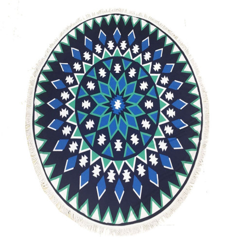 Toallas de playa mandala de microfibra 400gsm ronda