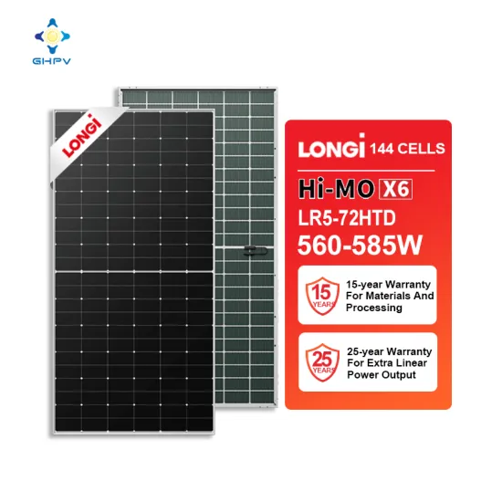 Longi Solar Hi-MO X6 Series Bifacial PV Panels: 550W to 585W Specifications and Details