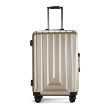 pure abs pc hard shell aluminium trolleybagage