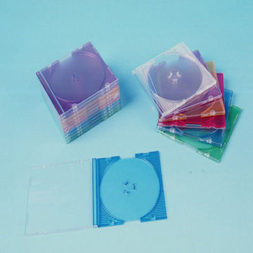 80mm Mini CD/DVD Cases, Measuring 95 x 90 x 5mm, Come in Various ColorsNew