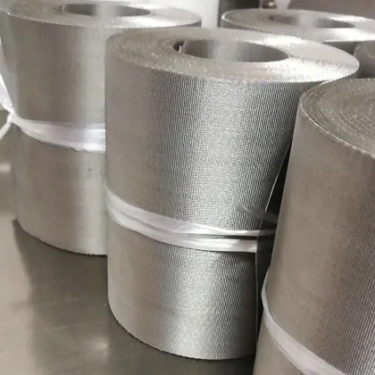 Dutch Weave SS 304 316 Stainless Steel Mesh Screen 12x64 Hollander Wire Cloth