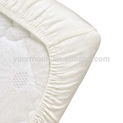 100% organic cotton baby crib fitted sheet