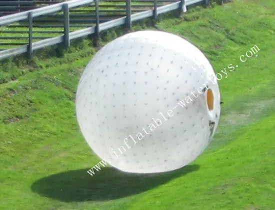 Colorful Inflatable Zorb Ball Made From 1.0mm Pvc/tpu Material With 1 Or 2 Entrance