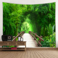 Partition curtain tapestry fabric