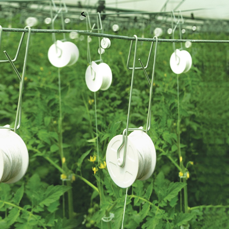 Skyplant Tomato Hook with Rollers Grow Support Hooks