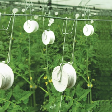 Gancho Skyplant de tomate con rodillos Ganchos de soporte de crecimiento