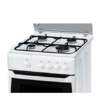 White Freestaning Oven 60cm Self-cleaning