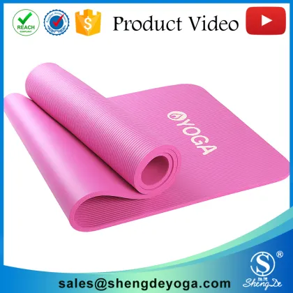 Gold Supply High Quality NBR Yoga Mat With Strap
