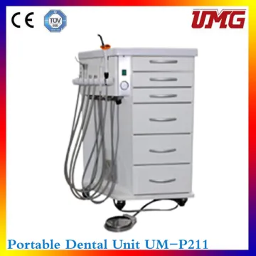 China Dental Equipment Mobile Dental Delivery with Silent Air Compressor
