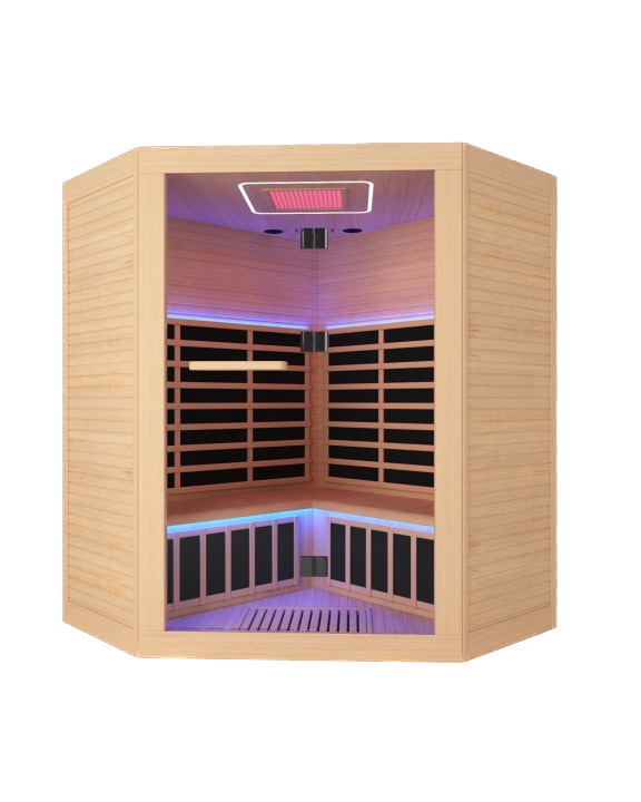 Projeto da casa Sauna Infravermelho Cabine Salão de Sauna de madeira