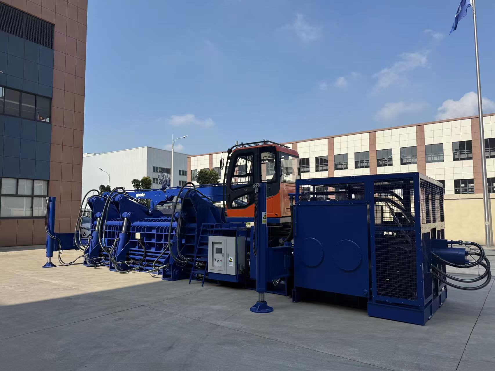 Scrap Metal Car Body Recycling Mobile Baler