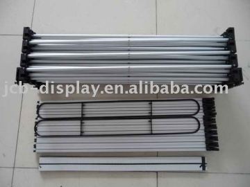 Aluminum Silver Spring Pop up banner
