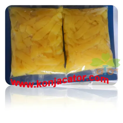 Yum yum 3 minutes instant vegan food konjac glucomannan noodles with carrot