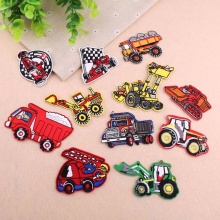 Cartoon Toy Embroidery Child Applique Car Patches