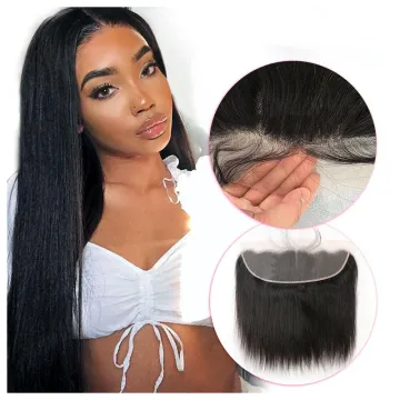 Wholesale Brazilian HD Lace Frontal Hair With 40Inch Bundles Virgin Cuticle Aligned Human Hair 13by4 Lace Frontal Hair Extension