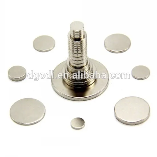 ISO9001 certificated customerized round steel disc magnet manufacturer