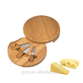 Set pisau keju kayu Oak dengan kotak keju