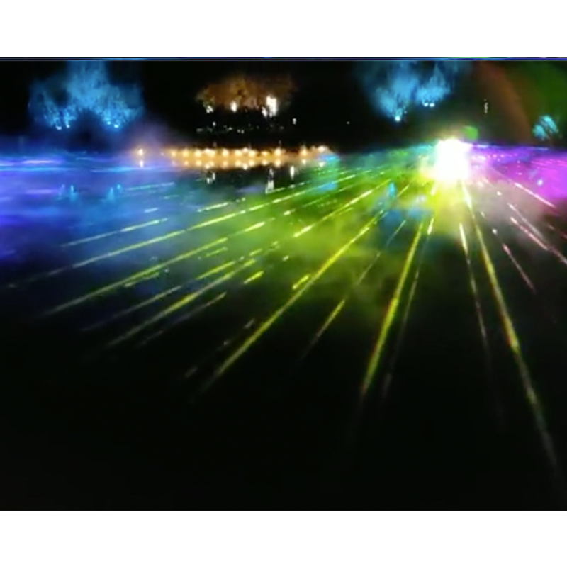 Great Cold Fog And Laser Fountain Jpg