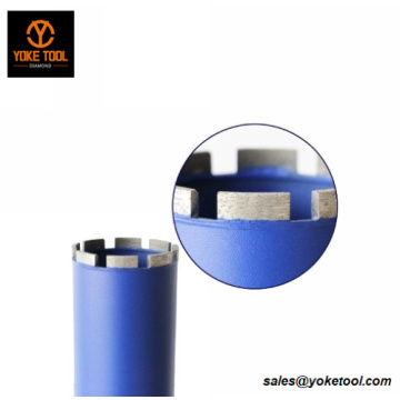 Bit de núcleo molhado/seco perfurando segmentos planos de diamante soldado a laser