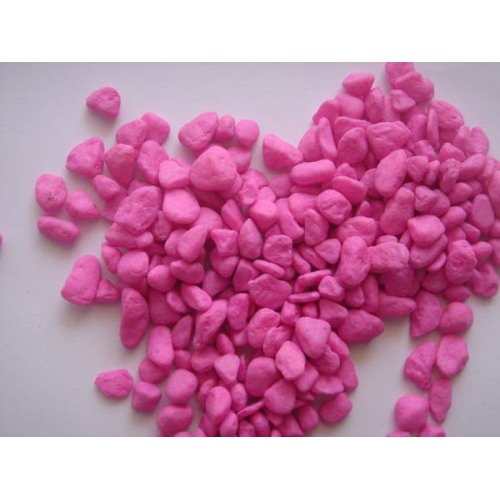 Dyed pebbles colored stone pea gravel for decoration