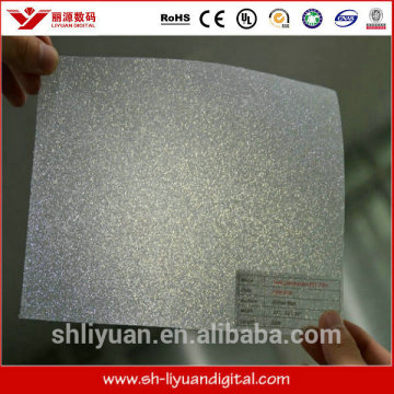 Glitter Window Film With PET-Liner heat transfer glitter vinyl/heat transfer glitter vinyl