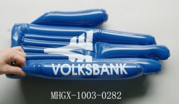 Promotie opblaasbare hand van het nieuwste stype in 2011