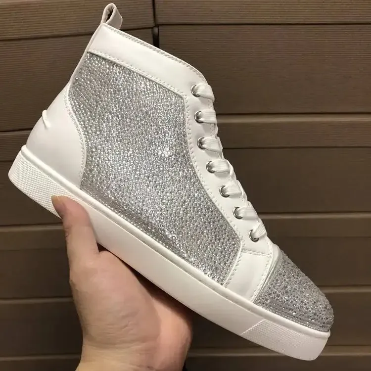 Red Bottom Designer Shoes - Luxury Flat Casual Shoes for Women and Men