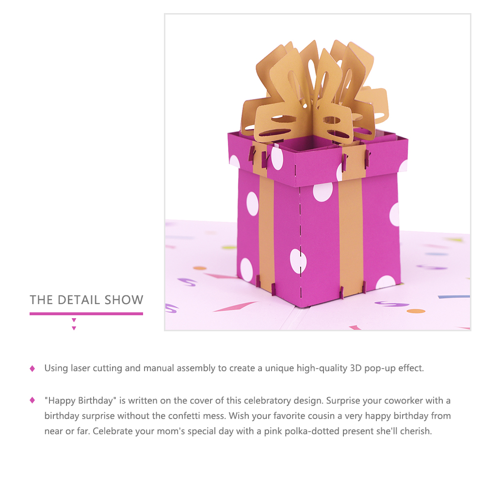 3D birthday surprise card