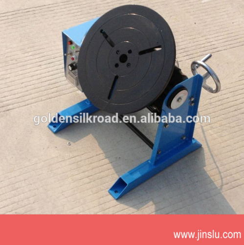 30KG welding positioner for circle workpiece portable turntble equipment center hole diameter 25mm