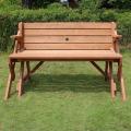 Garden Interchangeable Wooden Picnic Table